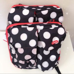 2 pcs new diaper bags with changing pad&wipe case